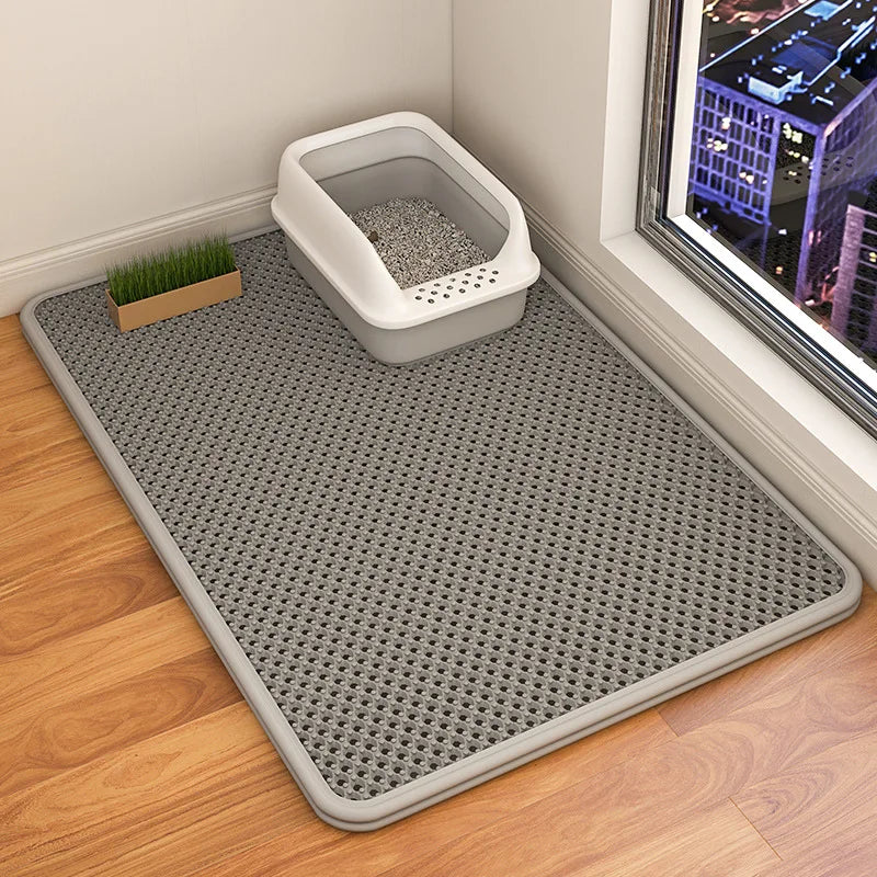 PawsClean | Dual-Layer Cat Litter Trapping Mat